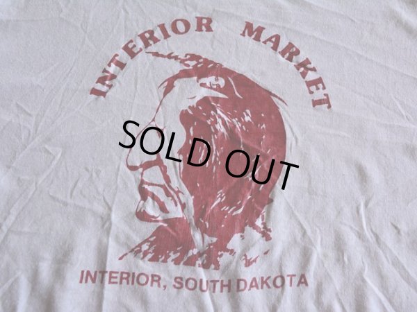 画像5: 1980s インディアンフェイスだまし絵リンガーTシャツ　 表記L 