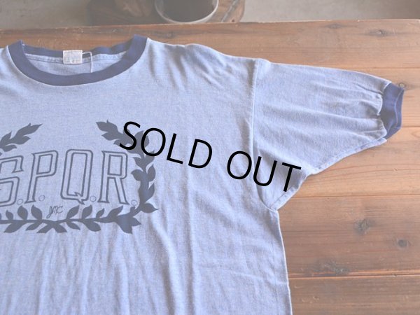 画像6: 1970s Champion S.P.Q.R.杢リンガーTシャツ  表記XL