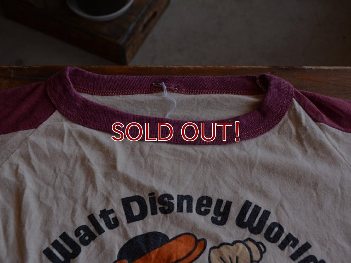 画像3: 1970s Mickey Mouse 染み込みプリントTシャツ　 実寸M  (3)