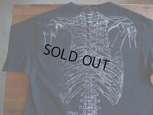 画像6: 1990s Leslie Arwin 人体骨格だまし絵Tシャツ　 実寸L-XL 