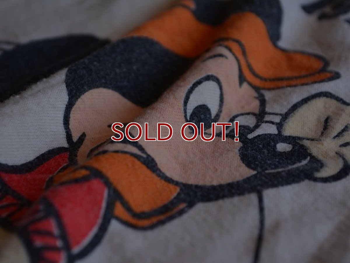 画像7: 1970s Mickey Mouse 染み込みプリントTシャツ　 実寸M  (7)