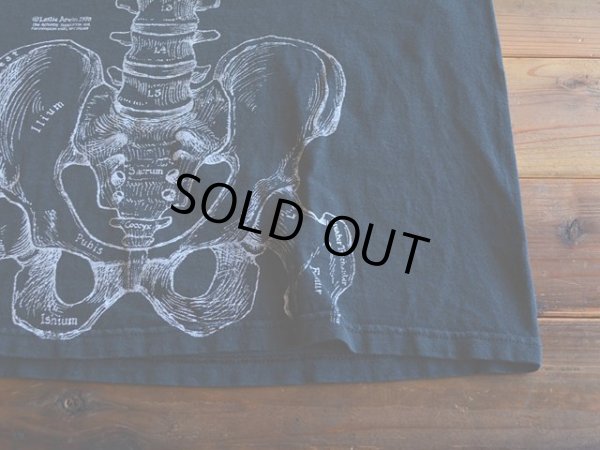 画像5: 1990s Leslie Arwin 人体骨格だまし絵Tシャツ　 実寸L-XL 