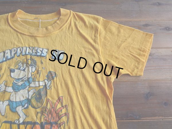 画像4: 1970s HAPPINESS IS HAWAII Tシャツ　 実寸M 