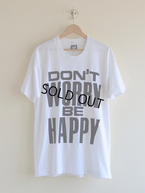 画像1: 1990s DON'T WORRY BE HAPPY Tシャツ　 表記XL 