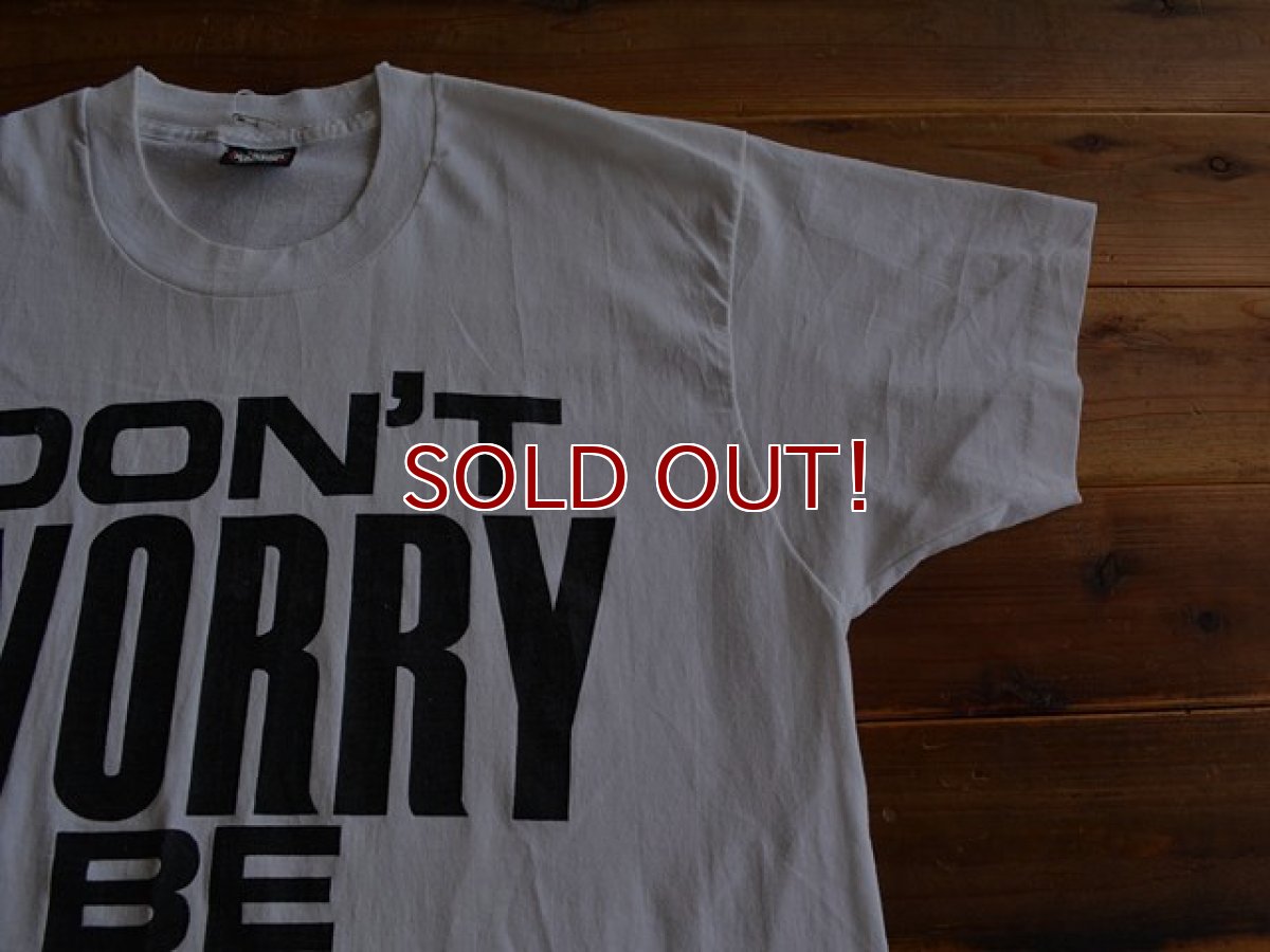 画像4: 1990s DON'T WORRY BE HAPPY Tシャツ　 表記XL  (4)