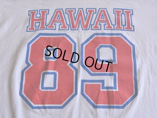 画像6: 1980s HAWAIIナンバリングフットボールTシャツ　 表記L 