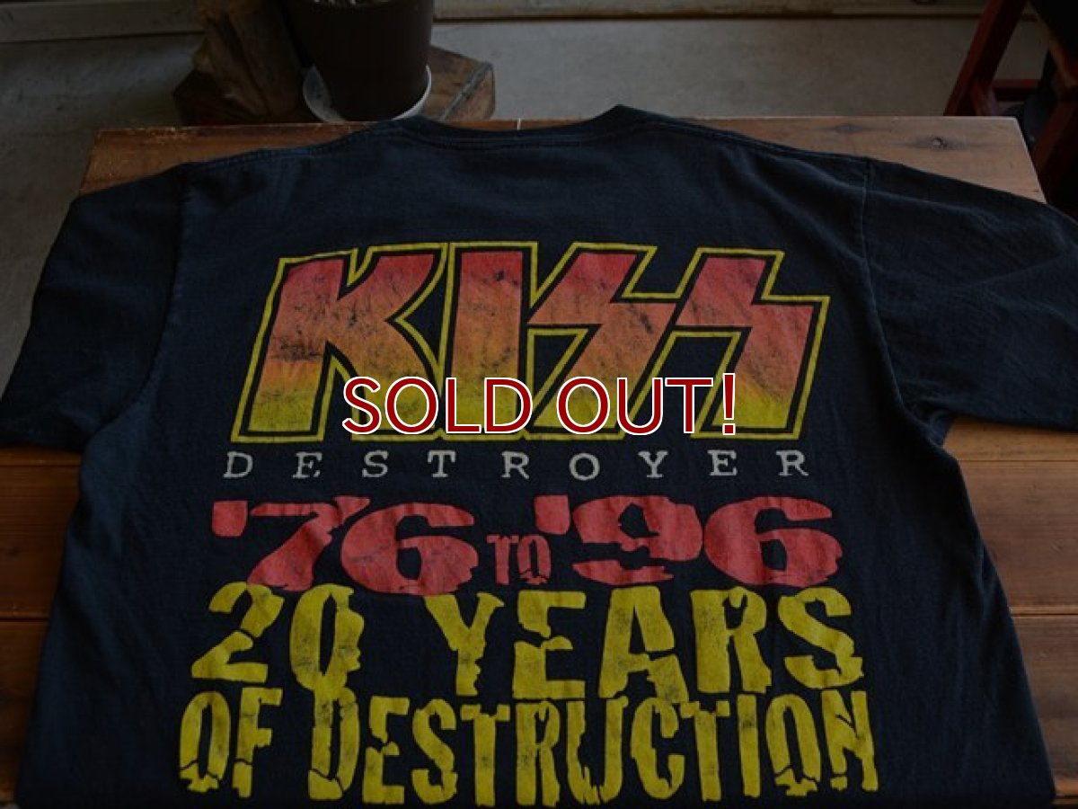 画像8: 1990s KISS 20YEARS OF DESTRUCTION Tシャツ　 表記XL  (8)