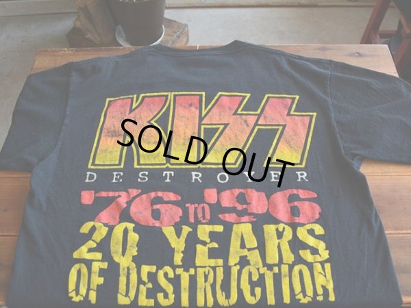 画像8: 1990s KISS 20YEARS OF DESTRUCTION Tシャツ　 表記XL 