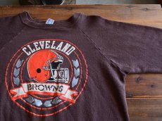 画像5: 1980s Champion CLEVELAND BROWNS スウェット　 表記L  (5)