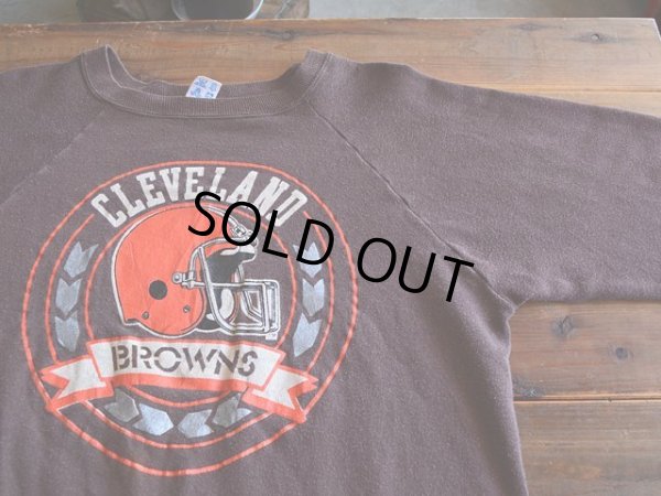 画像5: 1980s Champion CLEVELAND BROWNS スウェット　 表記L 