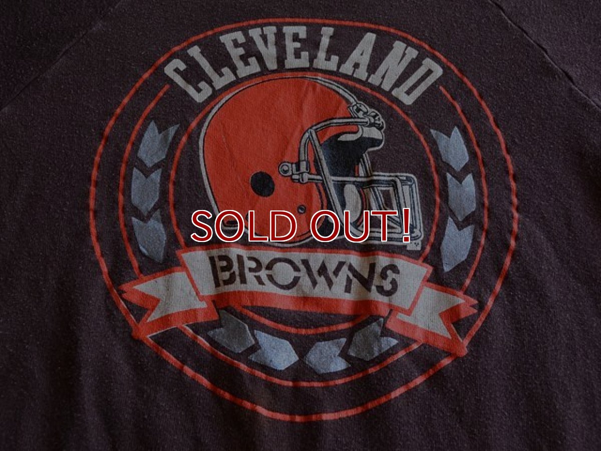 画像6: 1980s Champion CLEVELAND BROWNS スウェット　 表記L  (6)