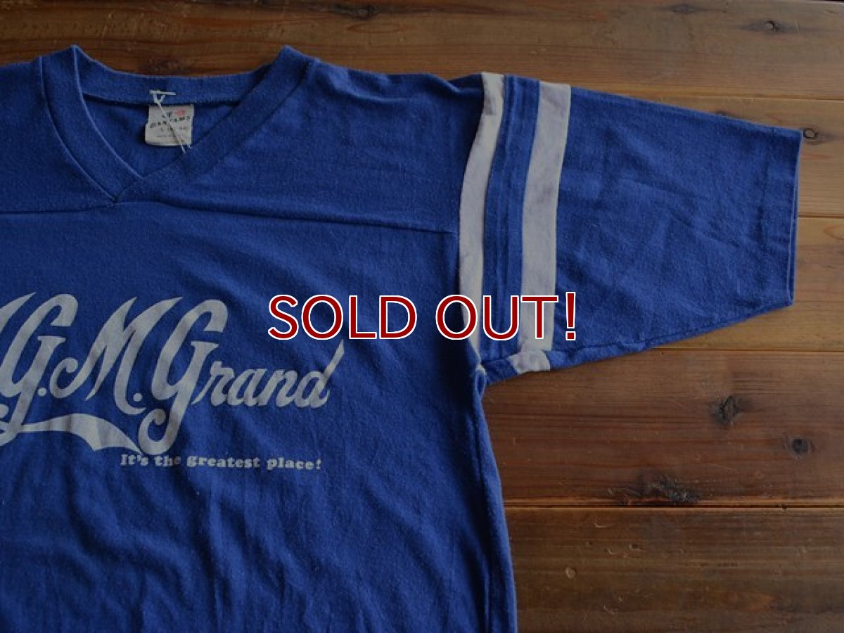 画像4: 1980s MGM Grand フットボールTシャツ　 表記L  (4)