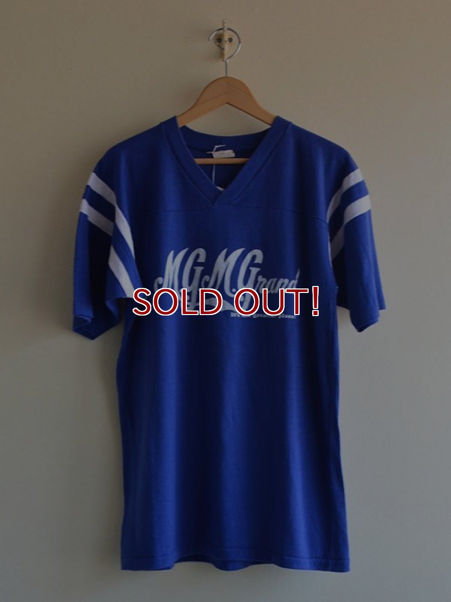 画像1: 1980s MGM Grand フットボールTシャツ　 表記L  (1)