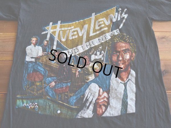 画像5: 1980s Huey Lewis & The News パキ綿Tシャツ　 表記S 