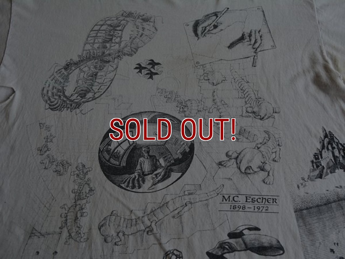 画像6: 1990s M.C. ESCHER マルチプリントTシャツ　 雰囲気系　 表記L  (6)