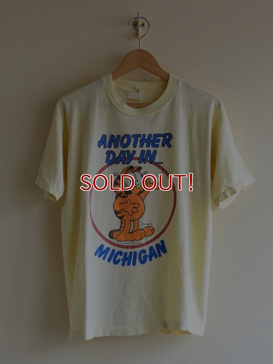 画像1: 1970s Garfield Tシャツ　 実寸ML  (1)