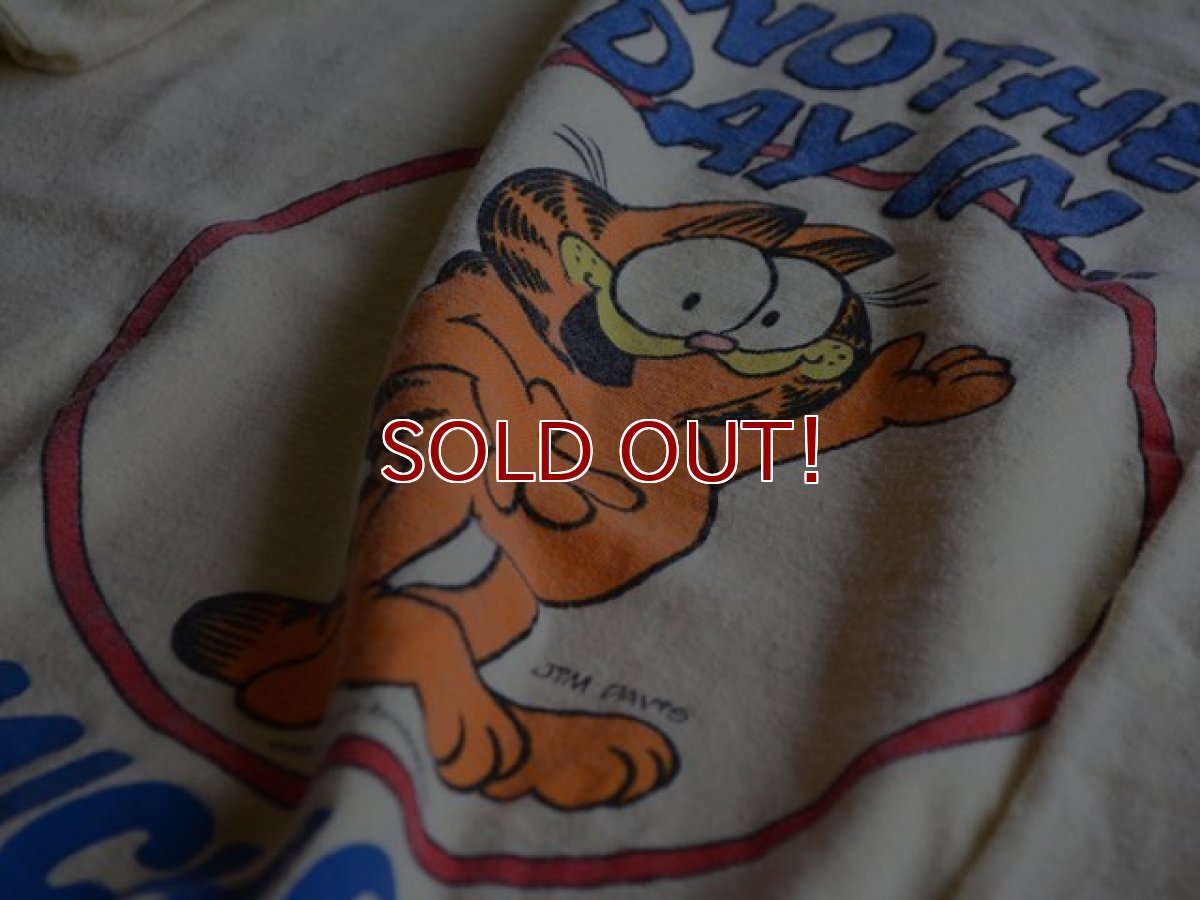 画像8: 1970s Garfield Tシャツ　 実寸ML  (8)