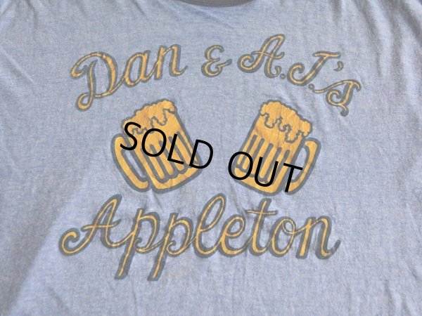 画像5: 1980s Dan&AJ'S BAR 杢リンガーTシャツ　 表記L 