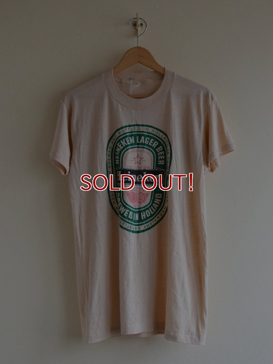 画像1: 1980s Heineken Tシャツ　 実寸L  (1)