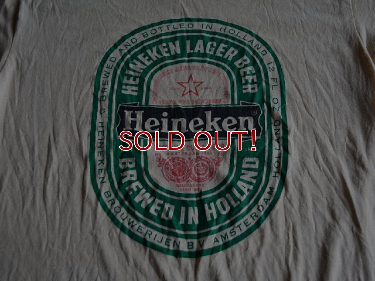 画像5: 1980s Heineken Tシャツ　 実寸L  (5)