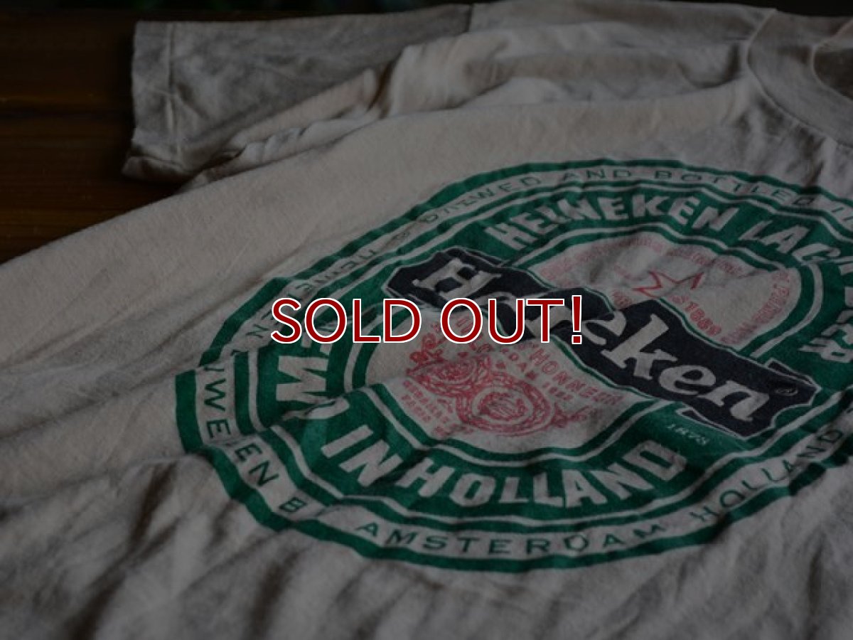 画像7: 1980s Heineken Tシャツ　 実寸L  (7)