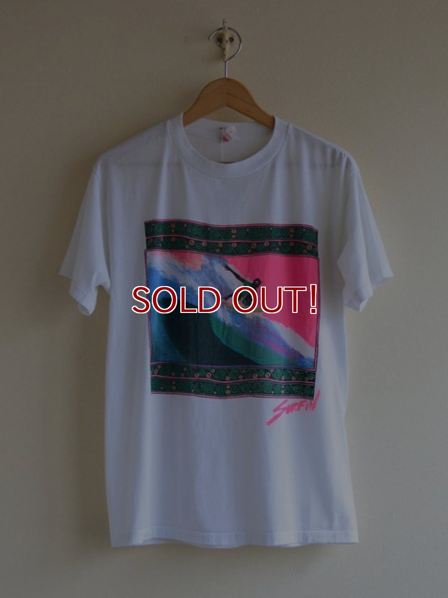 画像1: 1980s SURFIN Tシャツ　 表記L  (1)