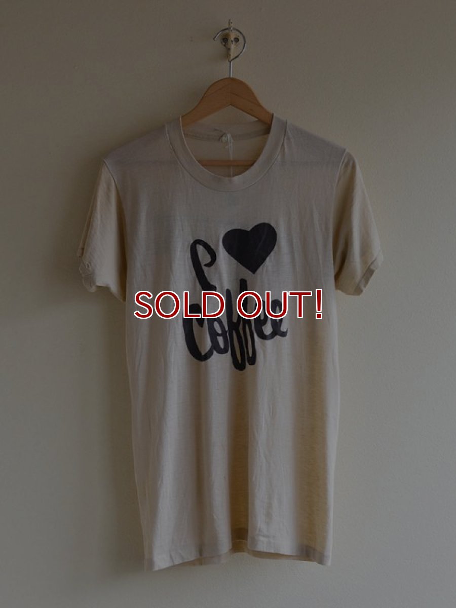 画像1: 1980s I Love Coffee Tシャツ　 表記M  (1)