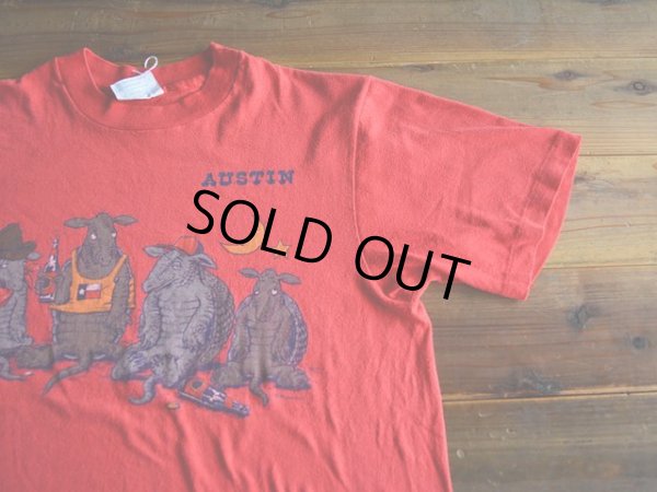 画像4: 1980s AUSTIN アルマジロTシャツ　 表記M 