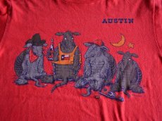 画像5: 1980s AUSTIN アルマジロTシャツ　 表記M  (5)