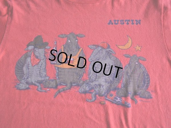 画像5: 1980s AUSTIN アルマジロTシャツ　 表記M 