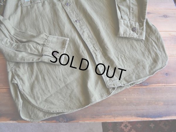 画像5: 1960s BOY SCOUTS マチ付きシャツ　 表記15 