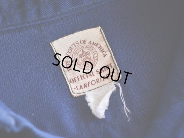 画像3: 1960s BOY SCOUTS マチ付きシャツ　 実寸XS-S 