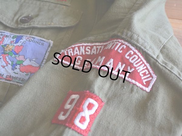 画像7: 1960s BOY SCOUTS マチ付きシャツ　 表記15 