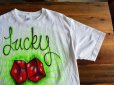 画像4: 1990s Lucky Dice エアブラシペイントTシャツ　 表記L 