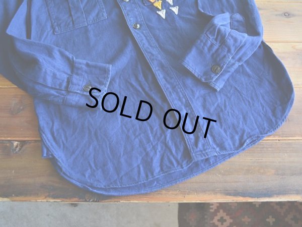 画像5: 1960s BOY SCOUTS マチ付きシャツ　 実寸XS-S 