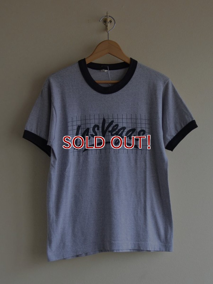 画像1: 1980s LasVegas 杢リンガーTシャツ　 表記M  (1)