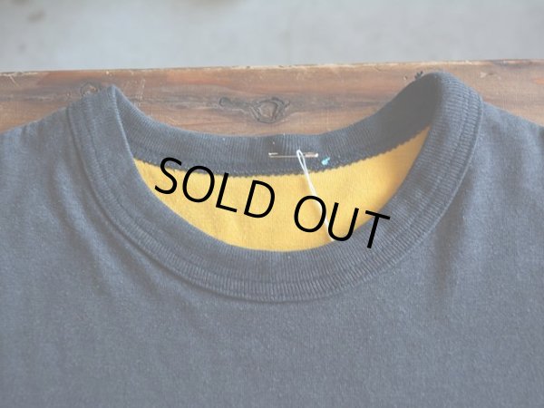 画像3: 1980s リバーシブルTシャツ　 BLK×YEL　 実寸SM 