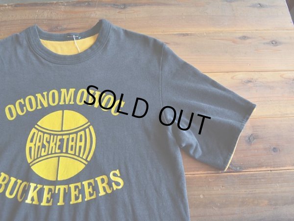 画像4: 1980s リバーシブルTシャツ　 BLK×YEL　 実寸SM 