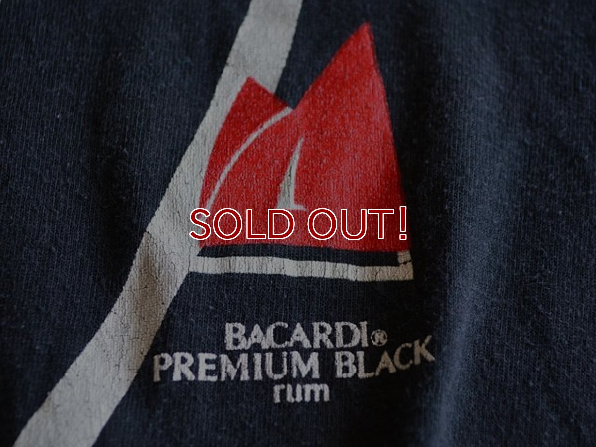 画像5: 1980s BACARDI タキシードだまし絵Tシャツ　 表記L  (5)
