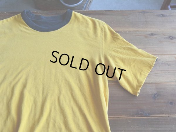 画像8: 1980s リバーシブルTシャツ　 BLK×YEL　 実寸SM 