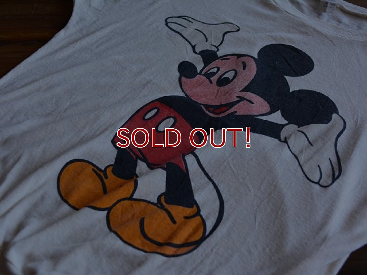 画像5: 1970s-80s Mickey Mouse Tシャツ　 表記ONE SIZE FITS ALL  (5)