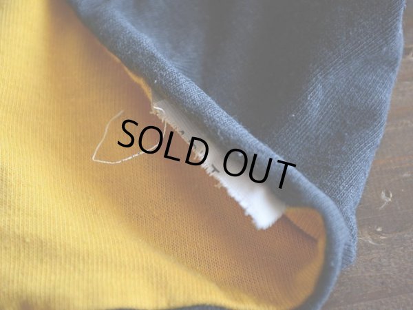 画像7: 1980s リバーシブルTシャツ　 BLK×YEL　 実寸SM 