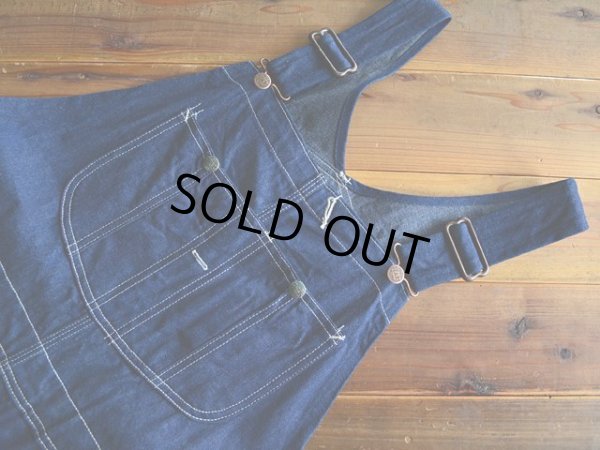 画像3: 〜1990s Sears デニムオーバーオール  ワンウォッシュ  表記w38