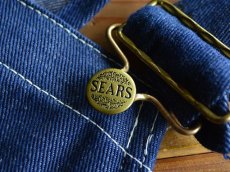 画像6: 1970s〜 Sears Tradewear デニムオーバーオール　 表記w34  (6)