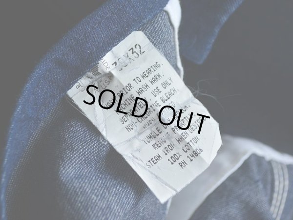 画像4: 〜1990s Sears デニムオーバーオール  ワンウォッシュ  表記w38