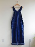 画像2: 〜1990s Sears デニムオーバーオール　<br>ワンウォッシュ　<br>表記w38<br> (2)