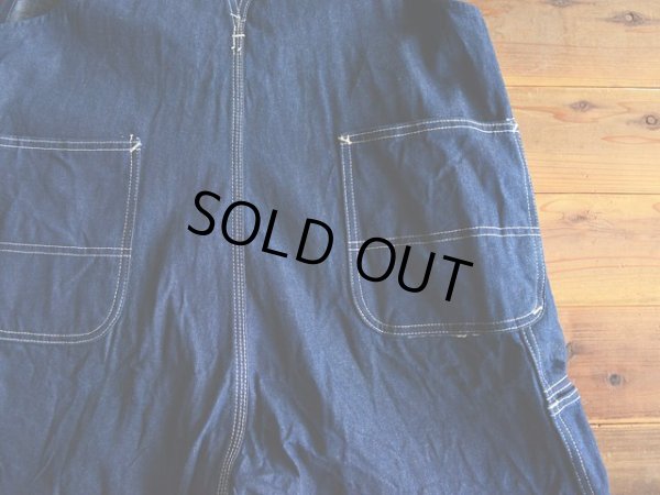 画像10: 〜1990s Sears デニムオーバーオール  ワンウォッシュ  表記w38