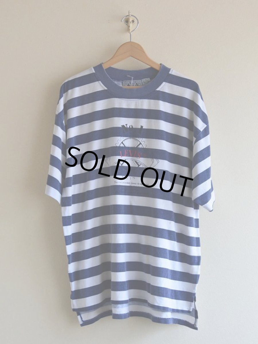 画像1: 1990s Levi's ボーダーTシャツ　 表記XL  (1)