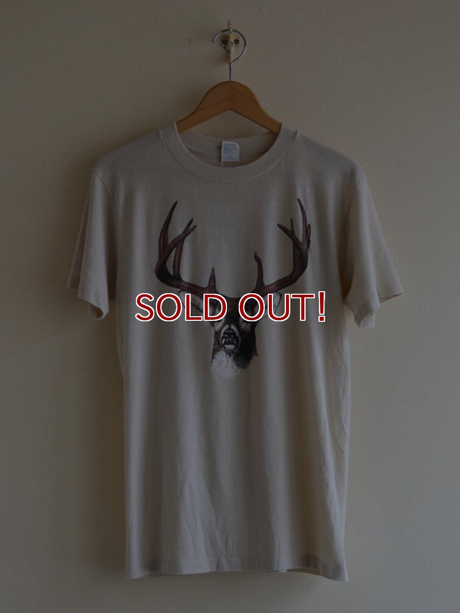 画像1: 1980s Deer Head Tシャツ　 表記L  (1)