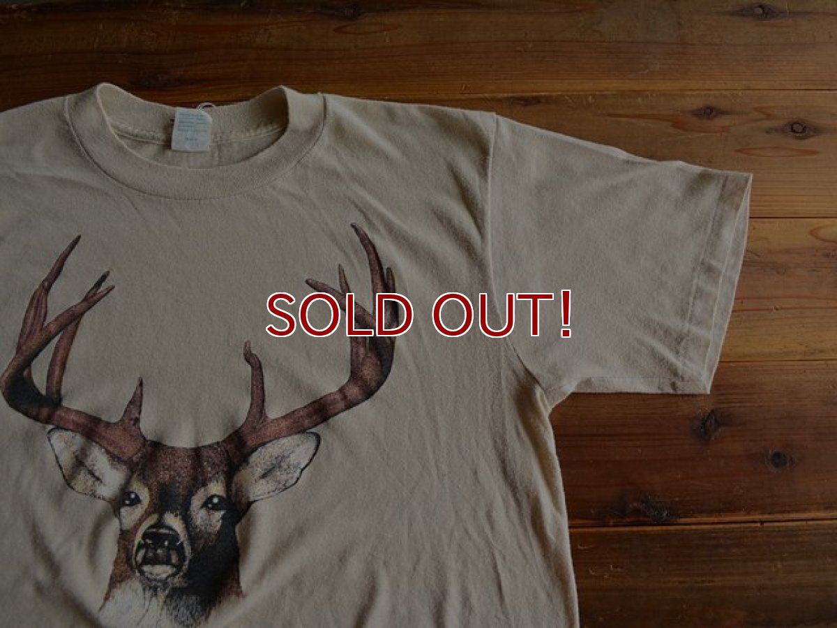 画像4: 1980s Deer Head Tシャツ　 表記L  (4)